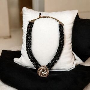 Heidi Daus Silver Crystal Necklace